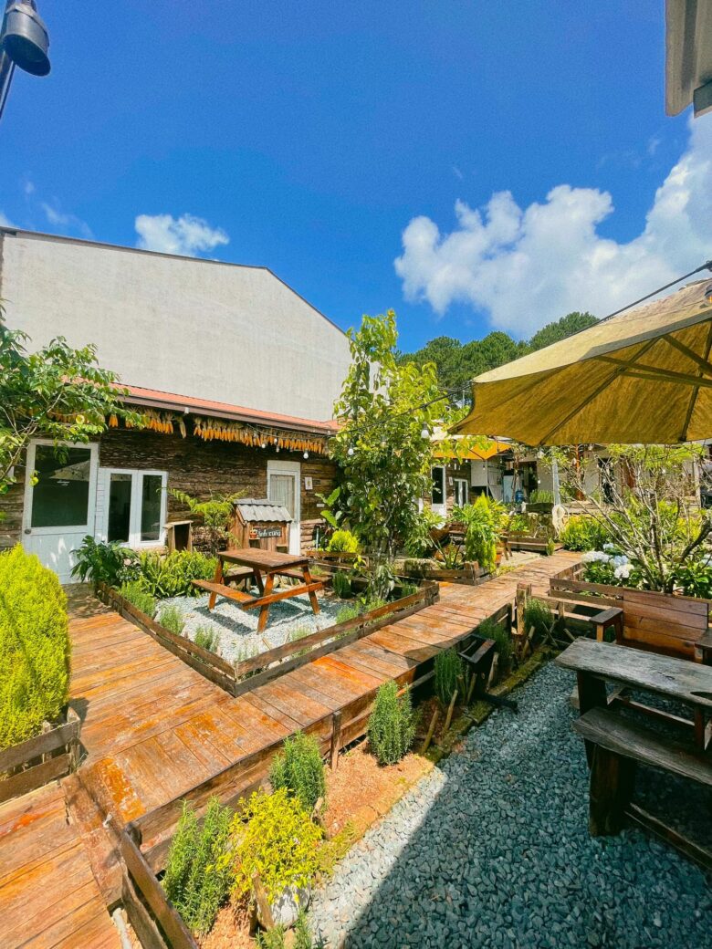 không gian homestay nhà của gạo
