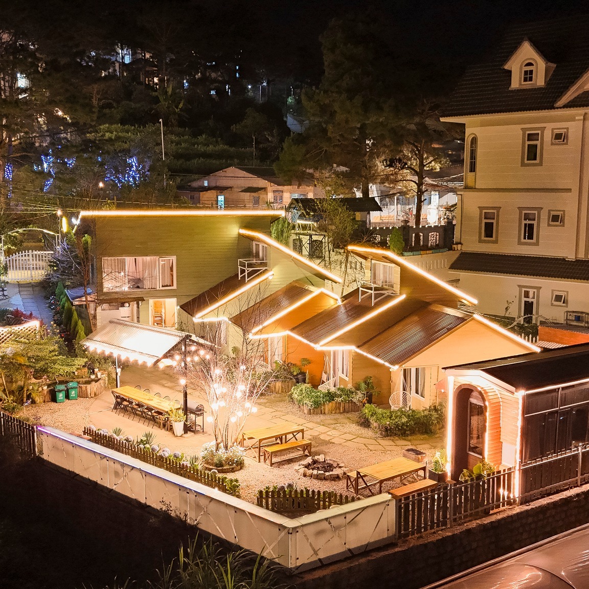 không gian homestay Đom Đóm House