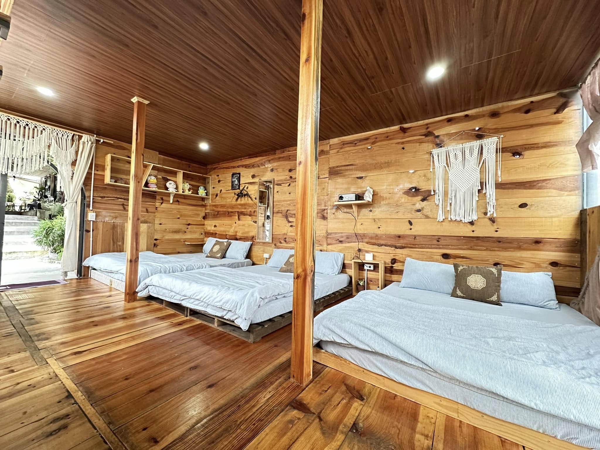 thiết kế phòng nghỉ tại Nhà Bên Đồi homestay