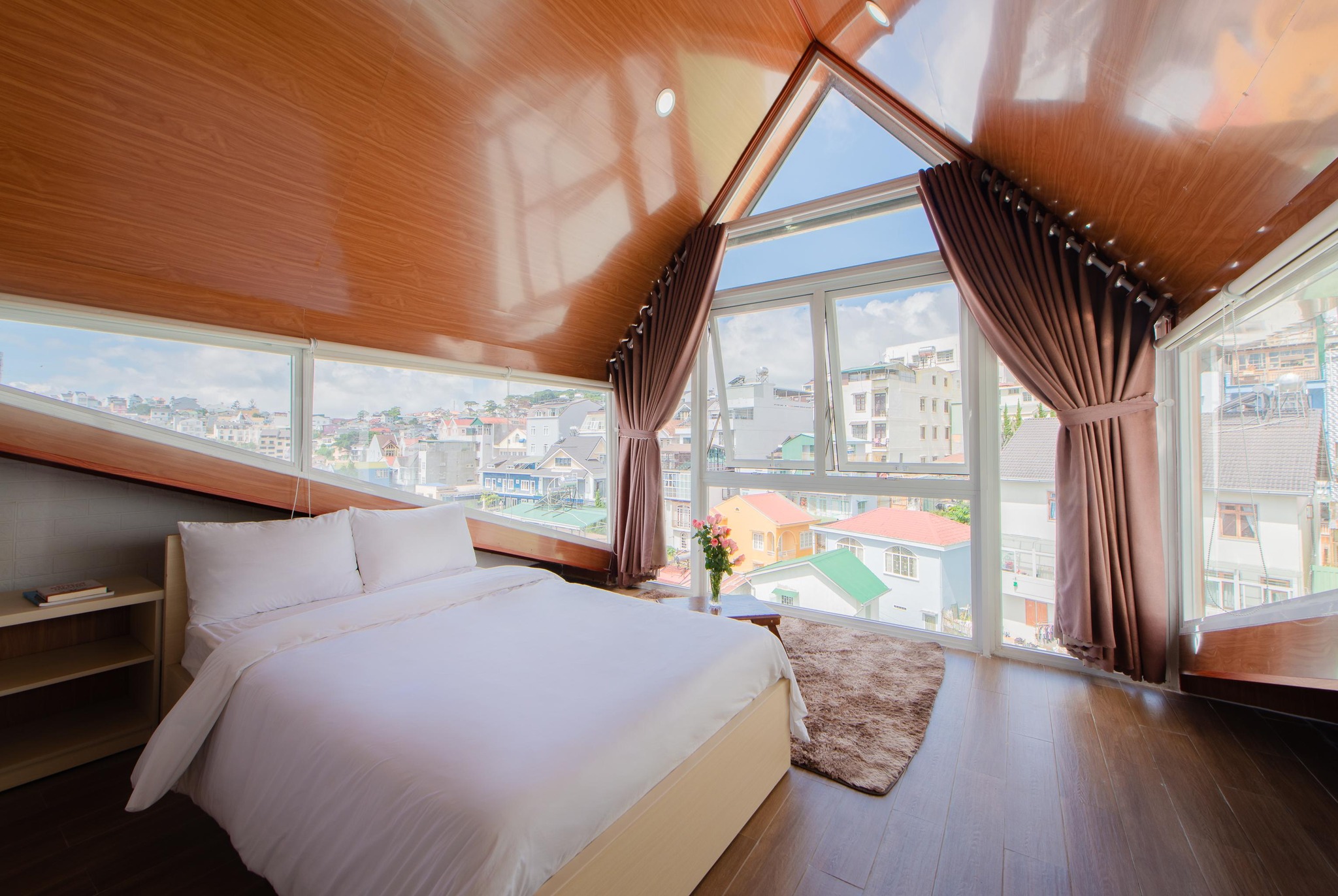 thiết kế phòng nghỉ Nắng Chiều Hotel