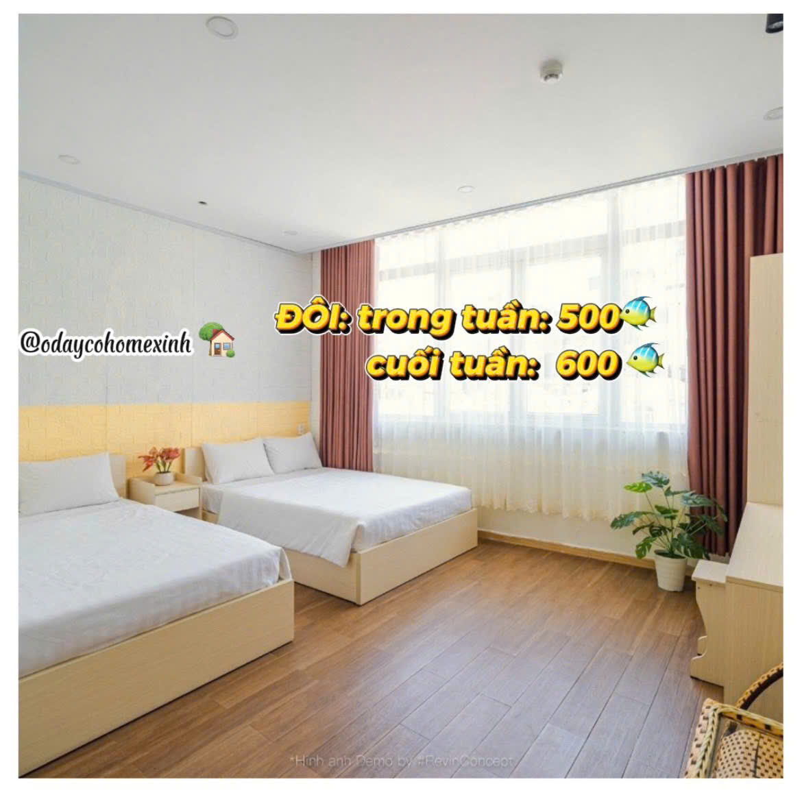 thiết kế phòng đôi 
