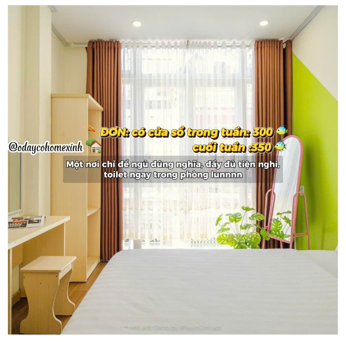Phòng đơn có cửa sổ