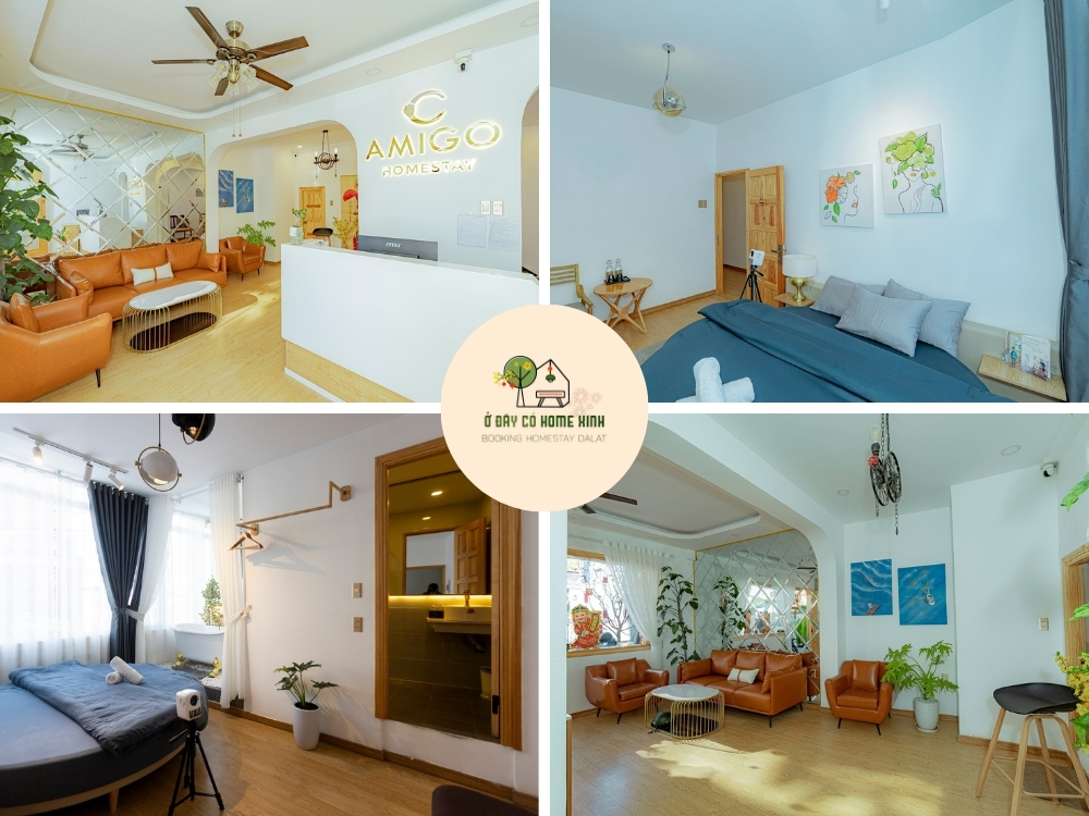 không gian tại amigo homestay