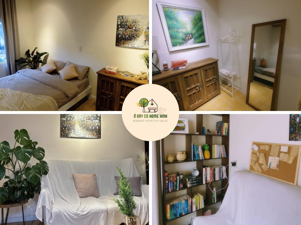không gian tại homestay the notebook
