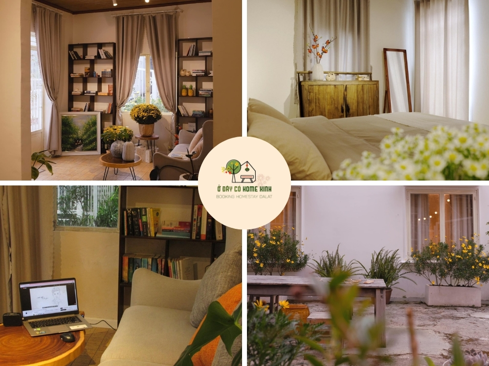 thiết kế phòng tại homestay the notebook