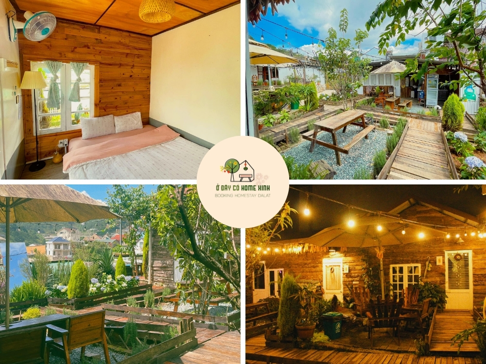 không gian, thiết kế phòng tại homestay nhà của gạo