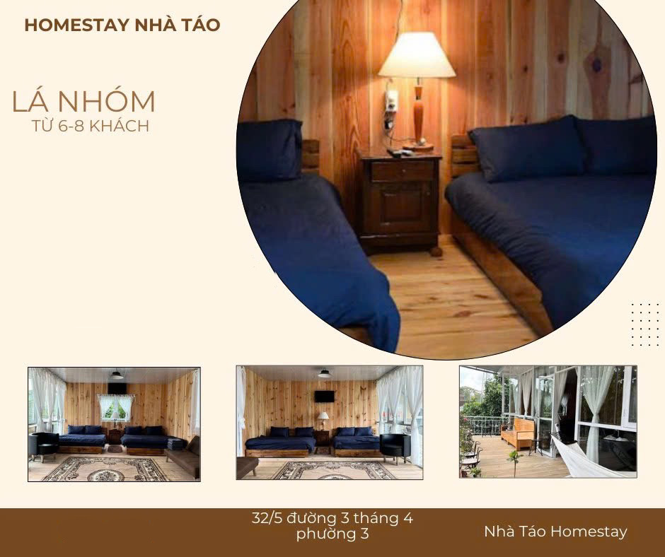 home lá nhóm tại nhà của táo homestay
