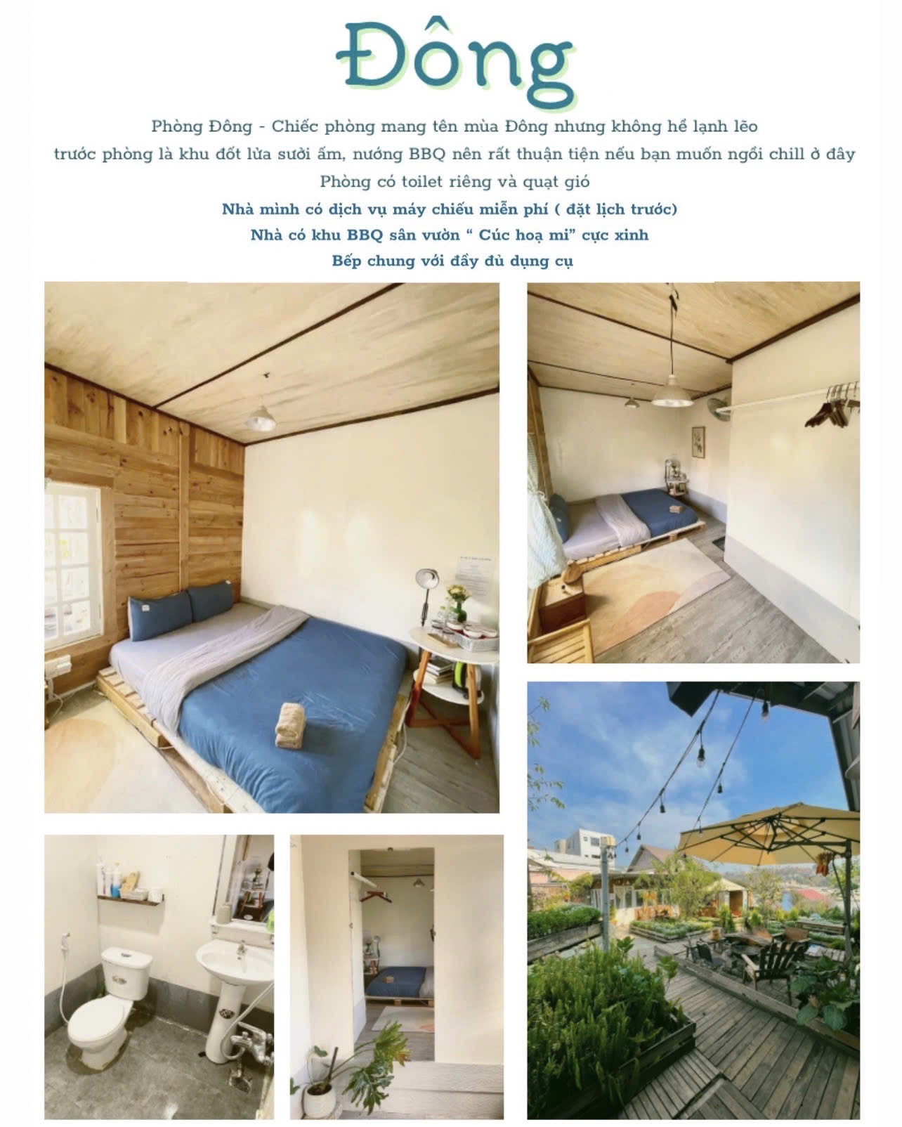 thiết kế phòng đông homestay nhà của gạo