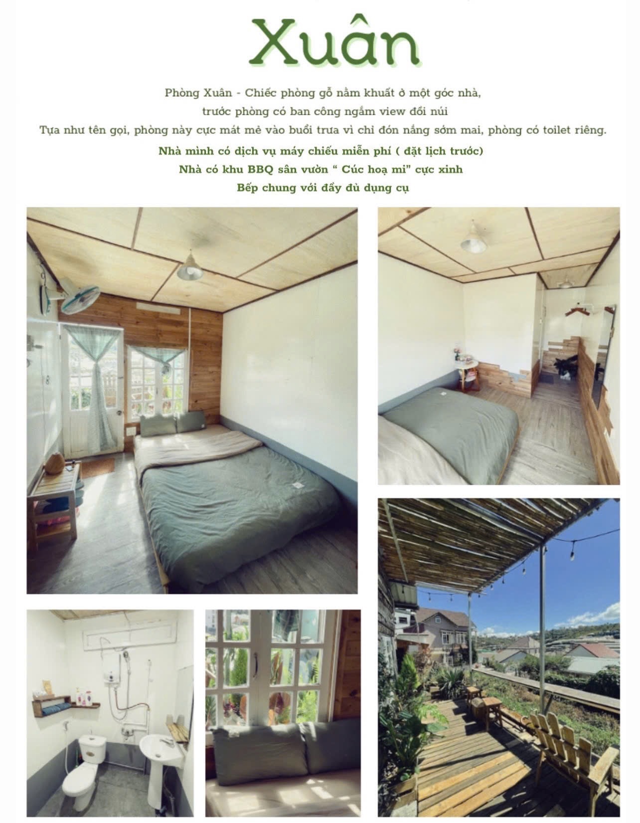 thiết kế phòng xuân homestay nhà của gạo