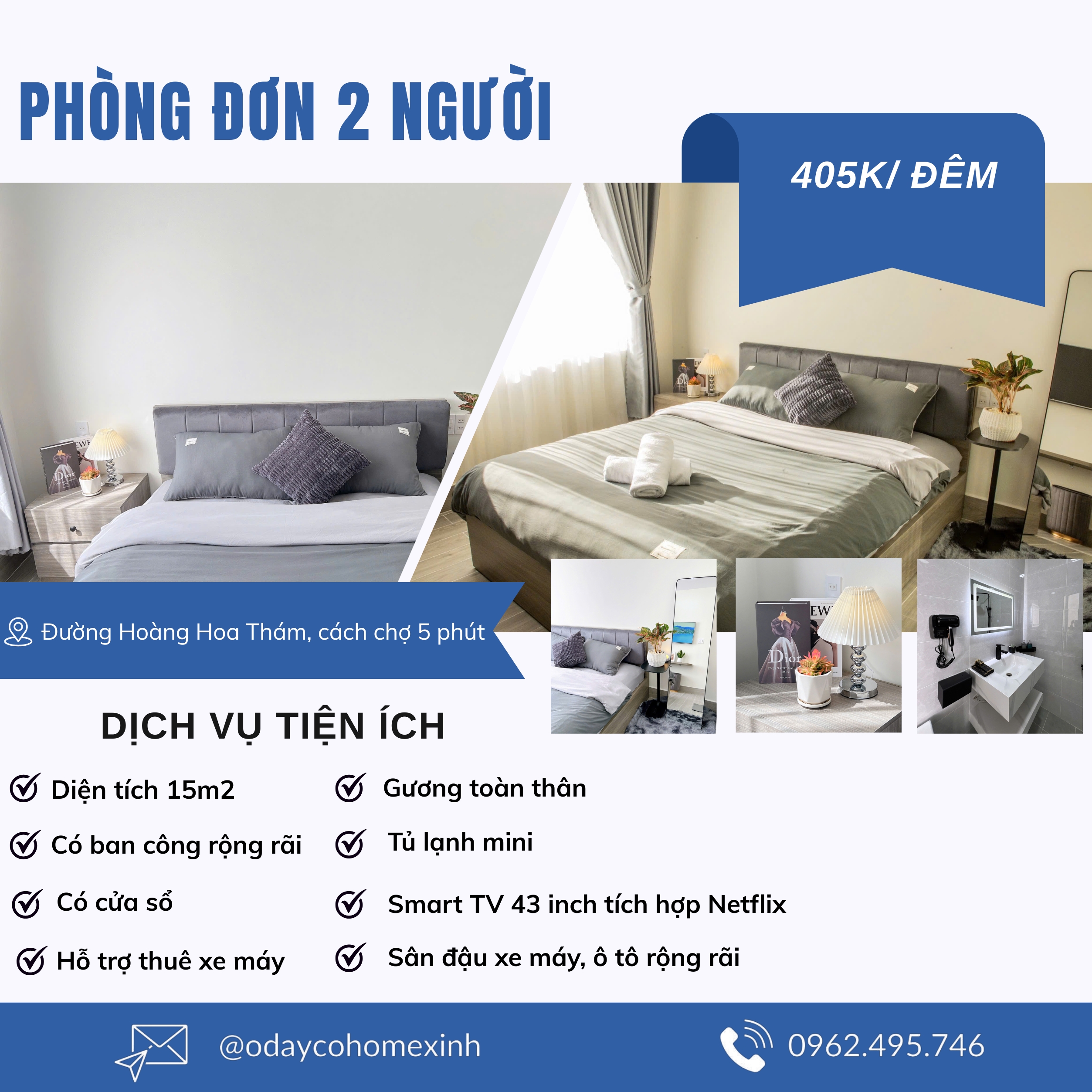 Phòng đơn 2 người