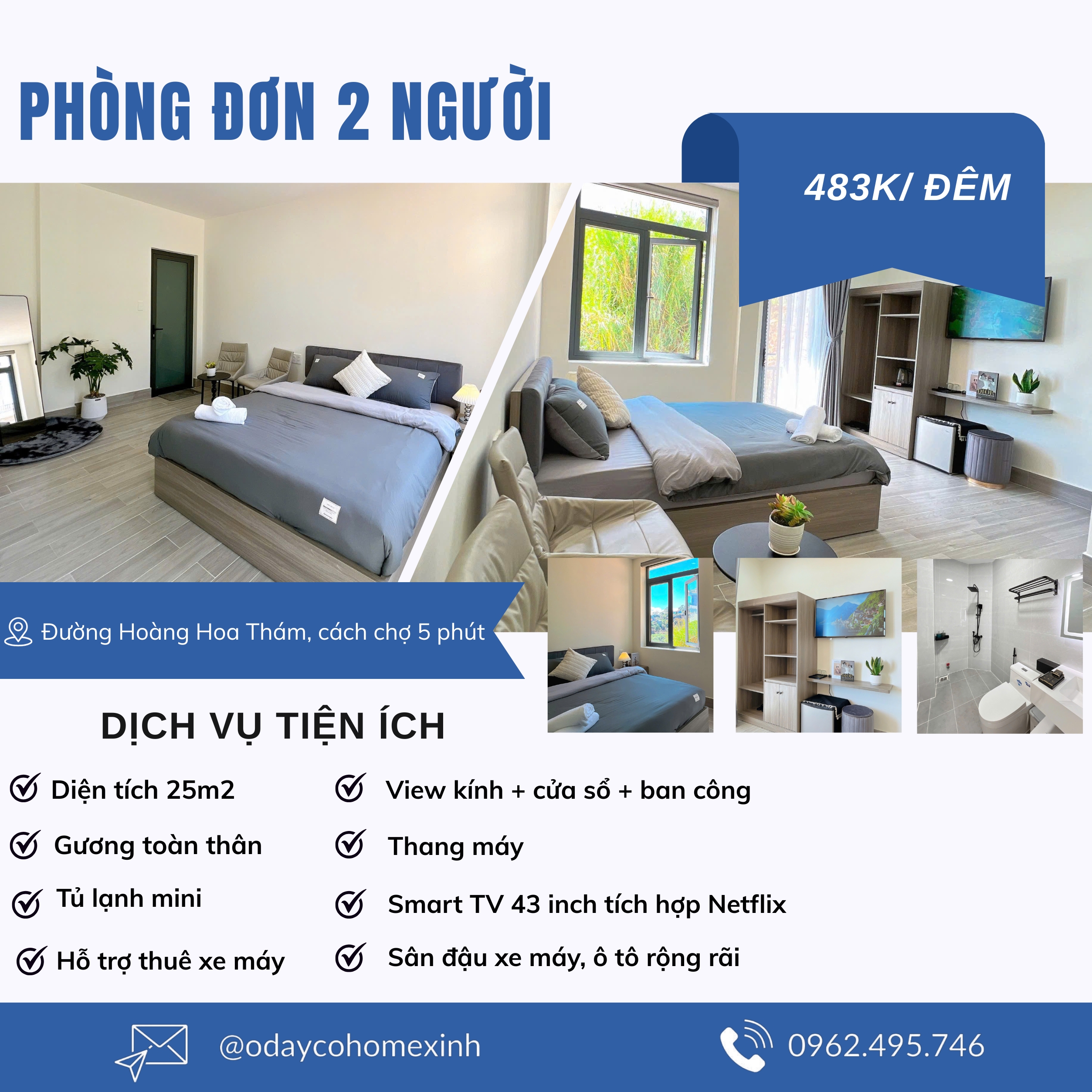 Phòng đơn 2 người