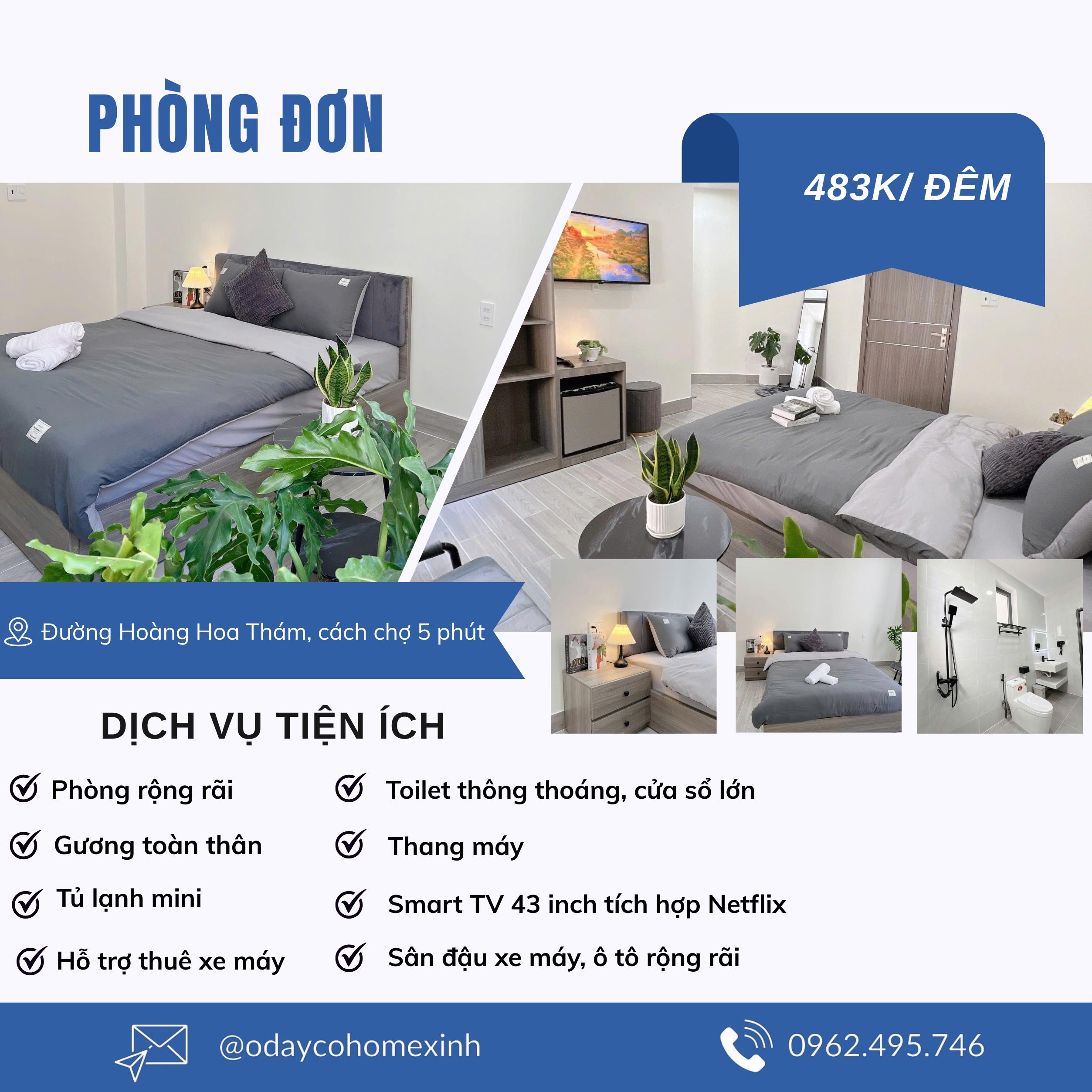 Phòng đơn 2 người