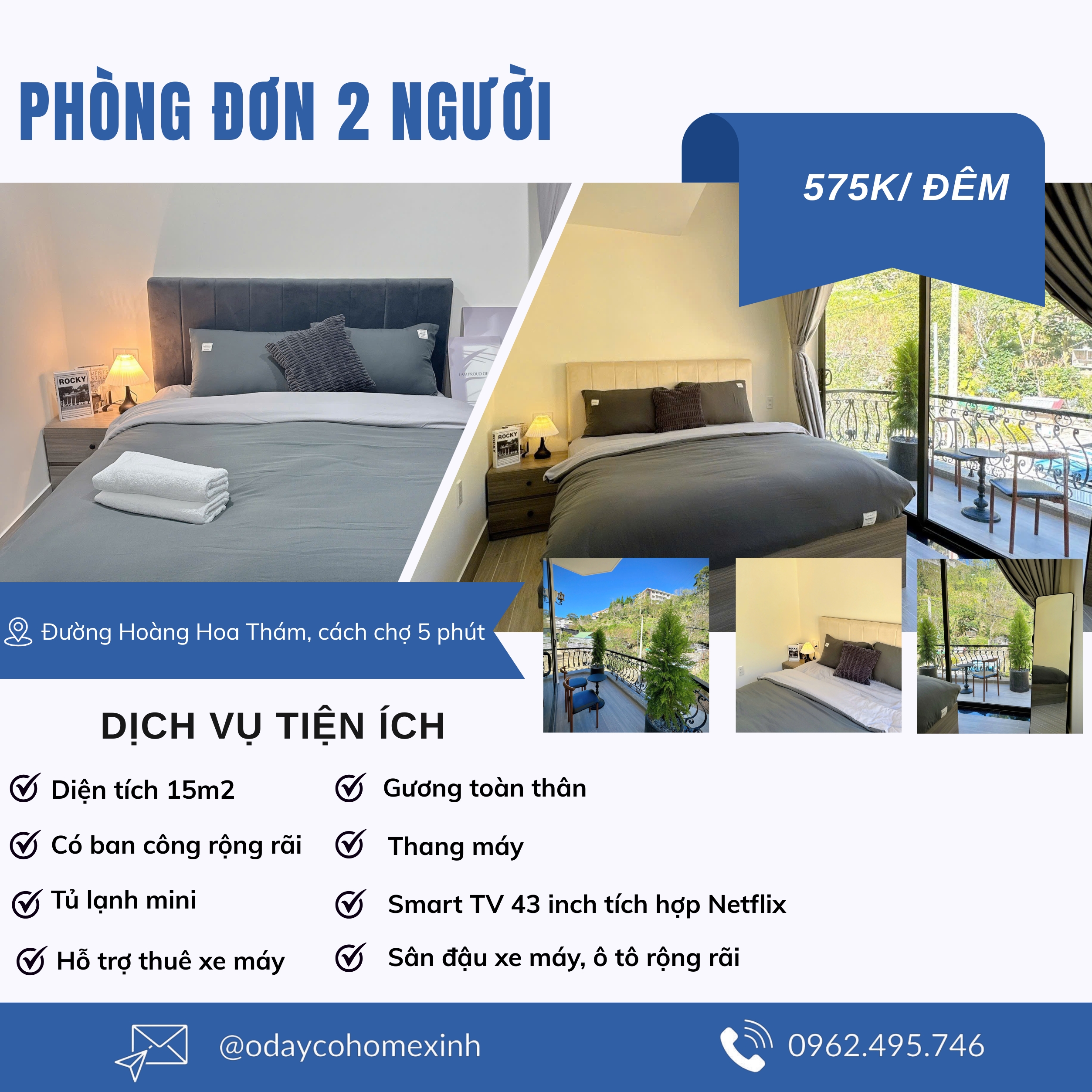 Phòng đơn 2 người