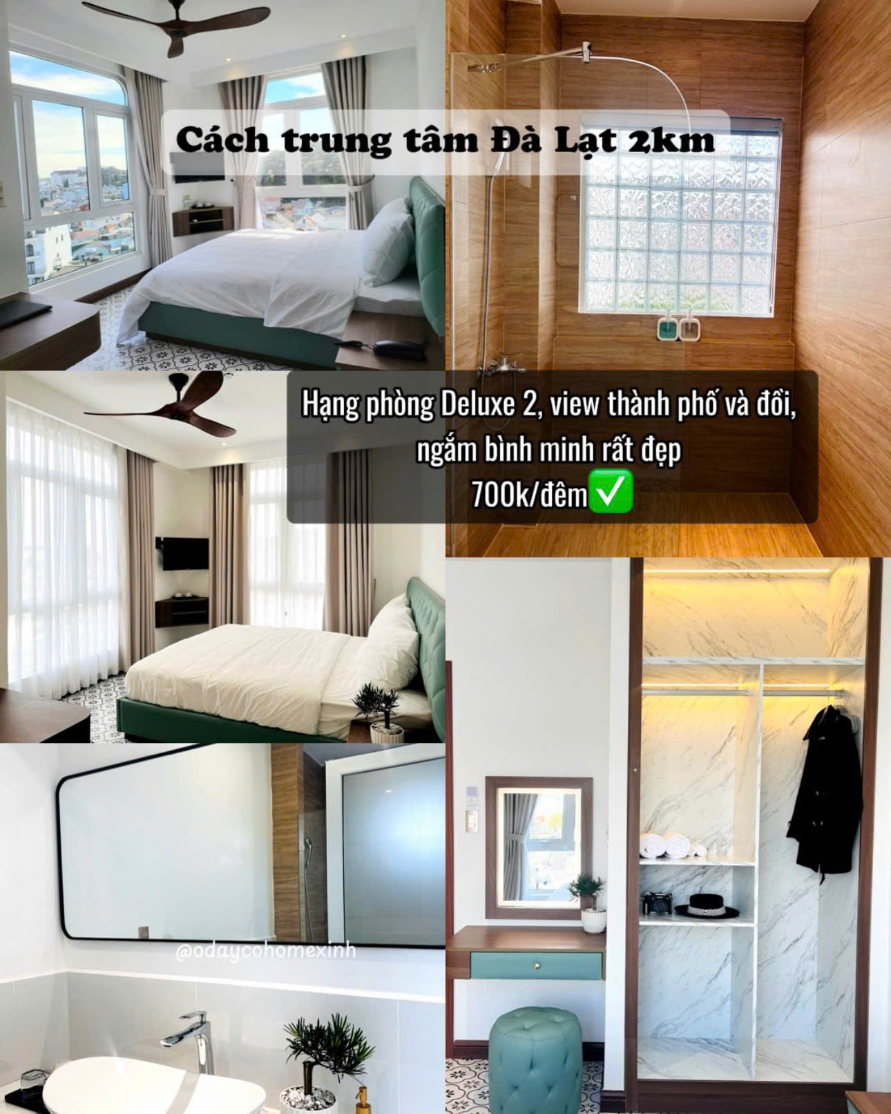 Phòng Deluxe 2 tại Le’S Dalat