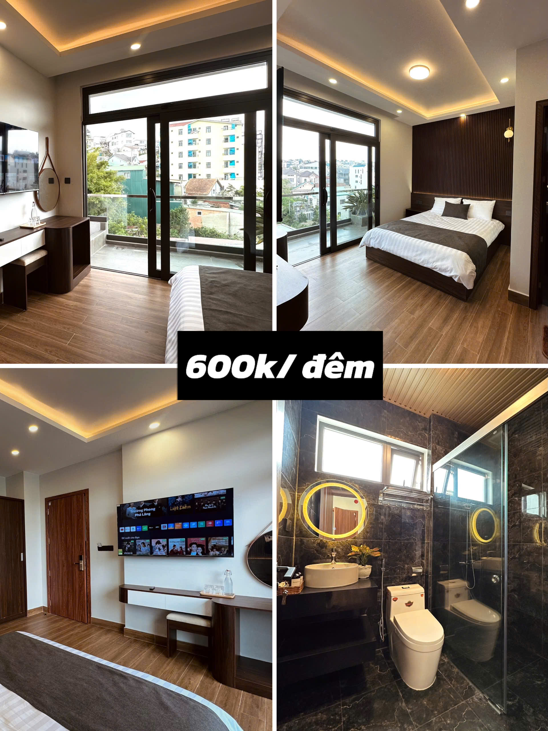 thiết kế phòng nghỉ tại TRAN Apart & Hotel