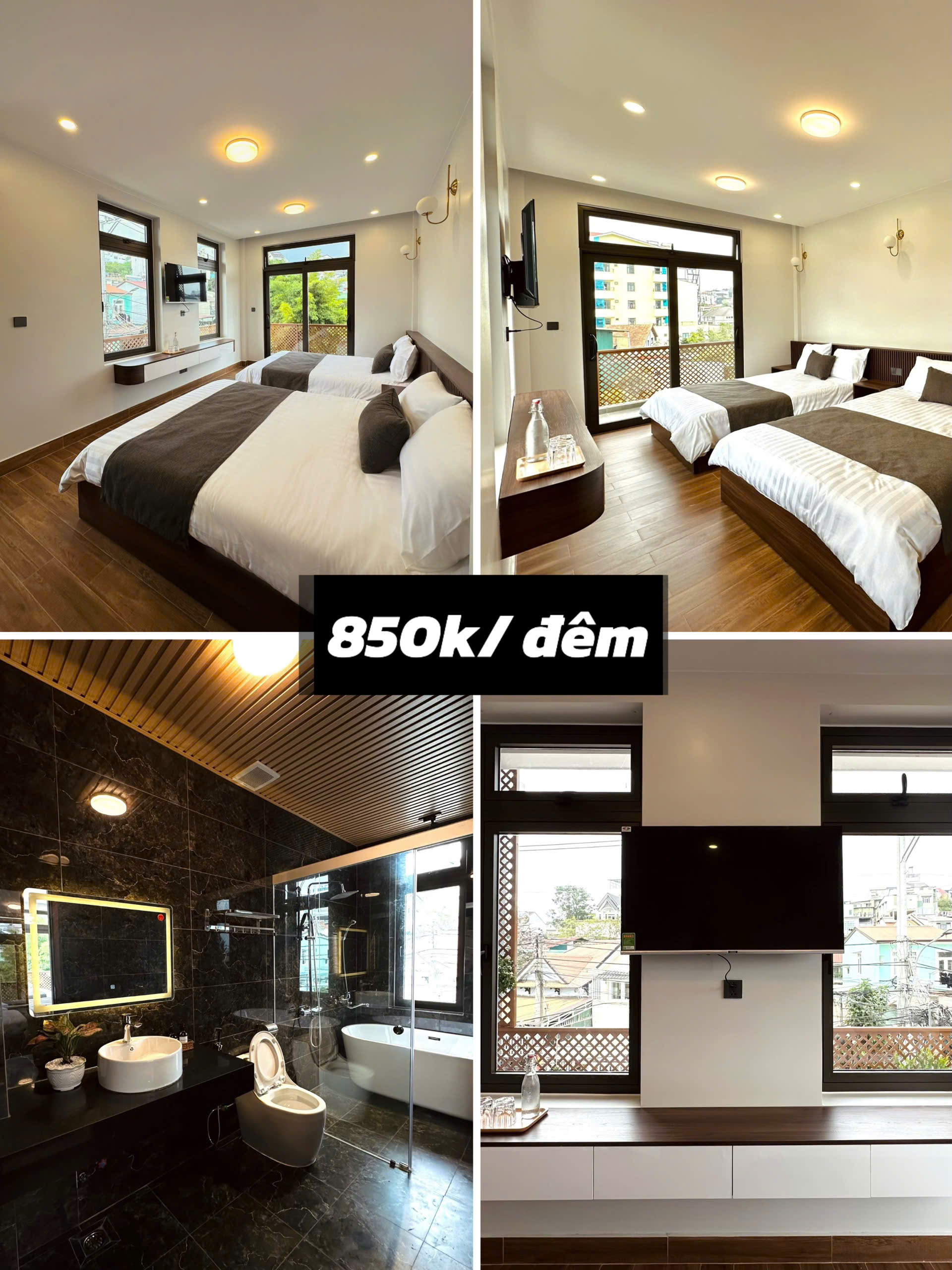 thiết kế phòng nghỉ tại TRAN Apart & Hotel