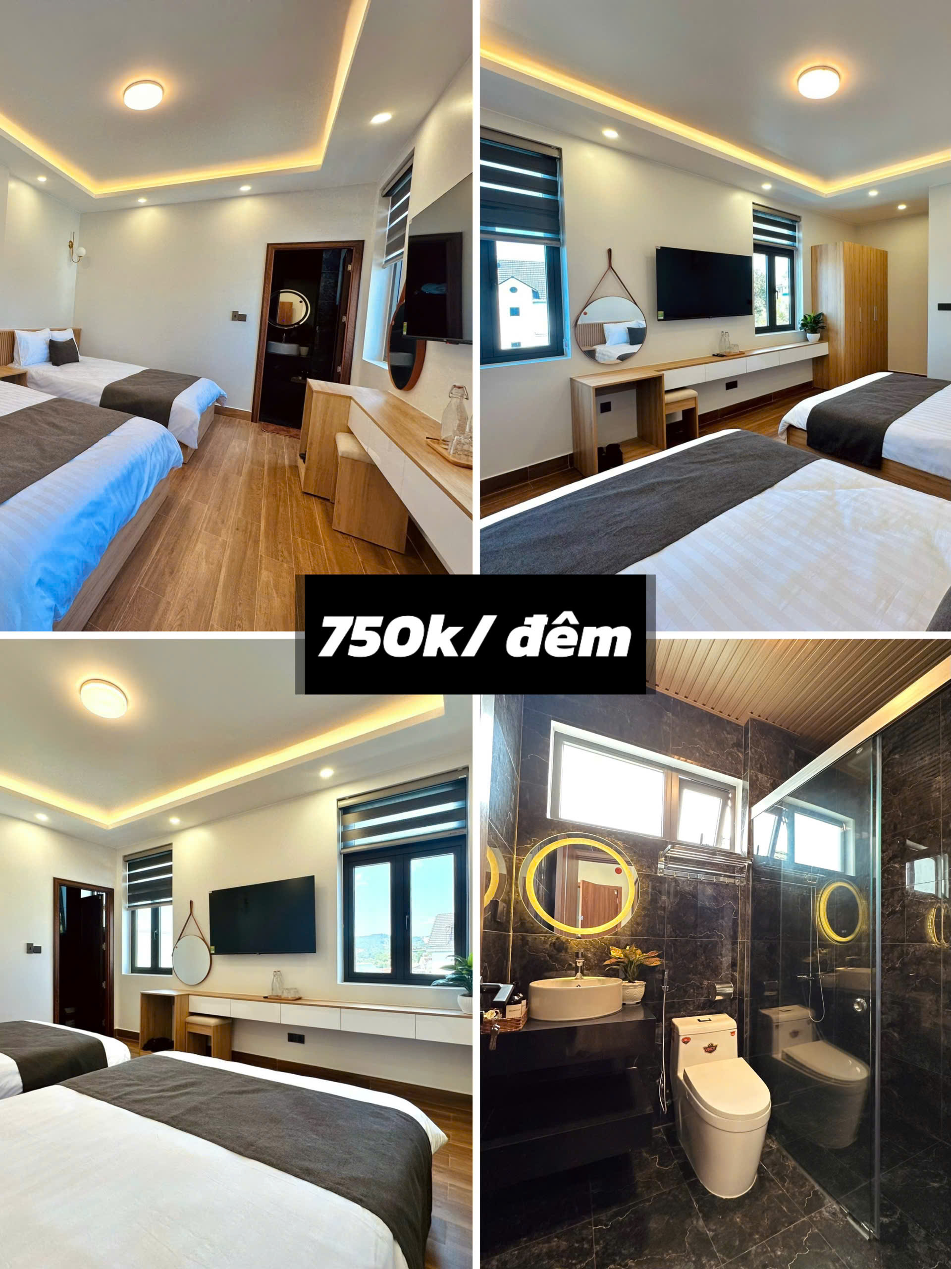 thiết kế phòng nghỉ tại TRAN Apart & Hotel