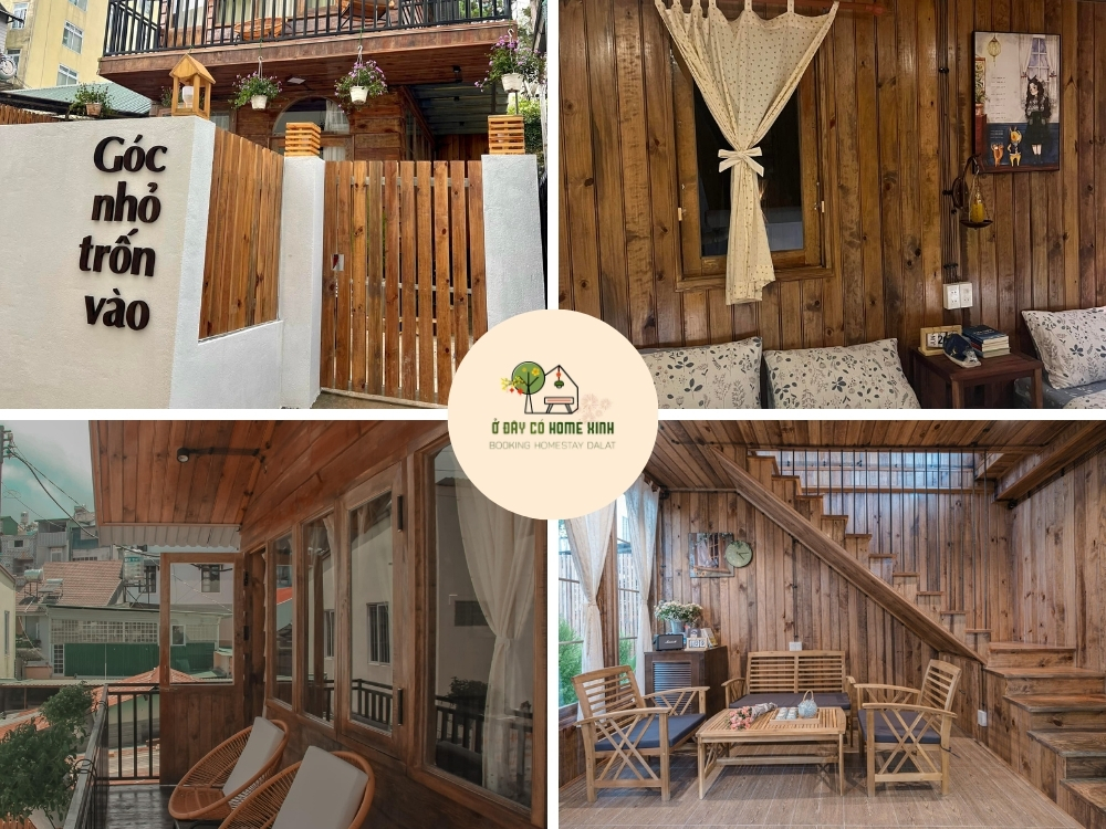 tổng quan home Góc Nhỏ Trốn Vào