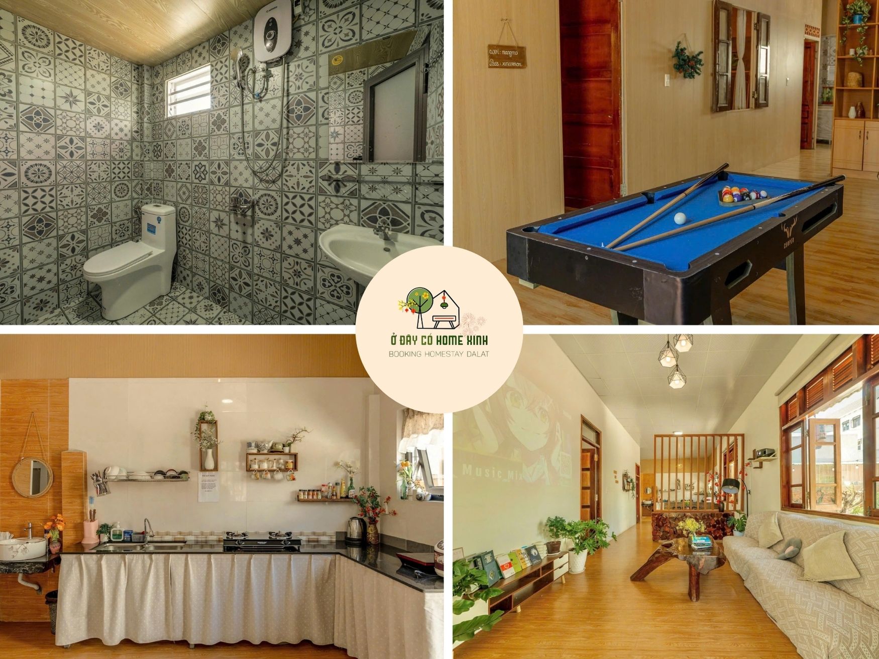 tiện ích Nàng Mơ homestay