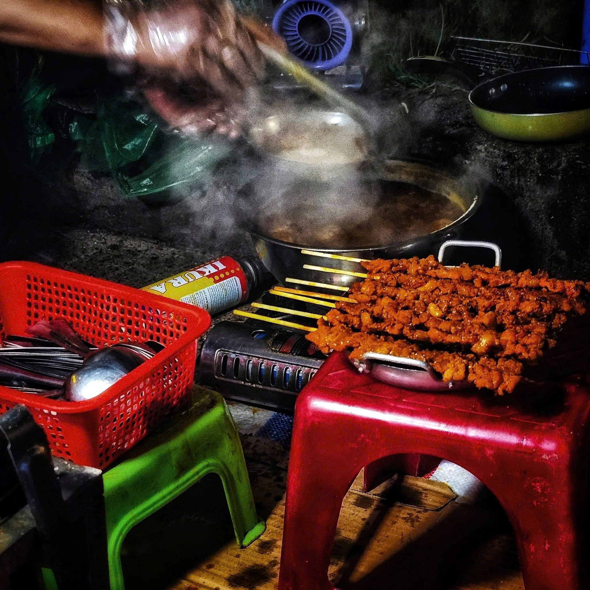 đồ ăn vặt chợ đêm đà lạt