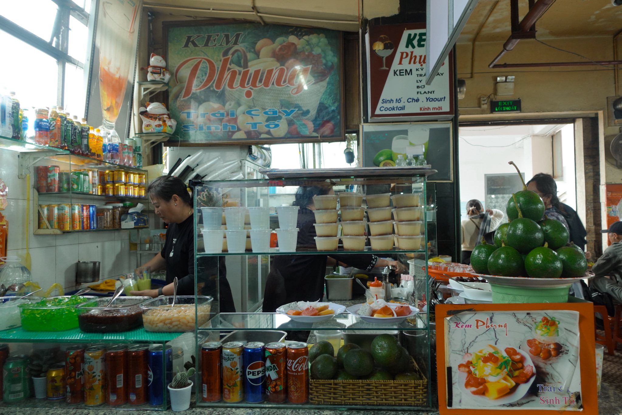 kem bơ phụng chợ đà lạt