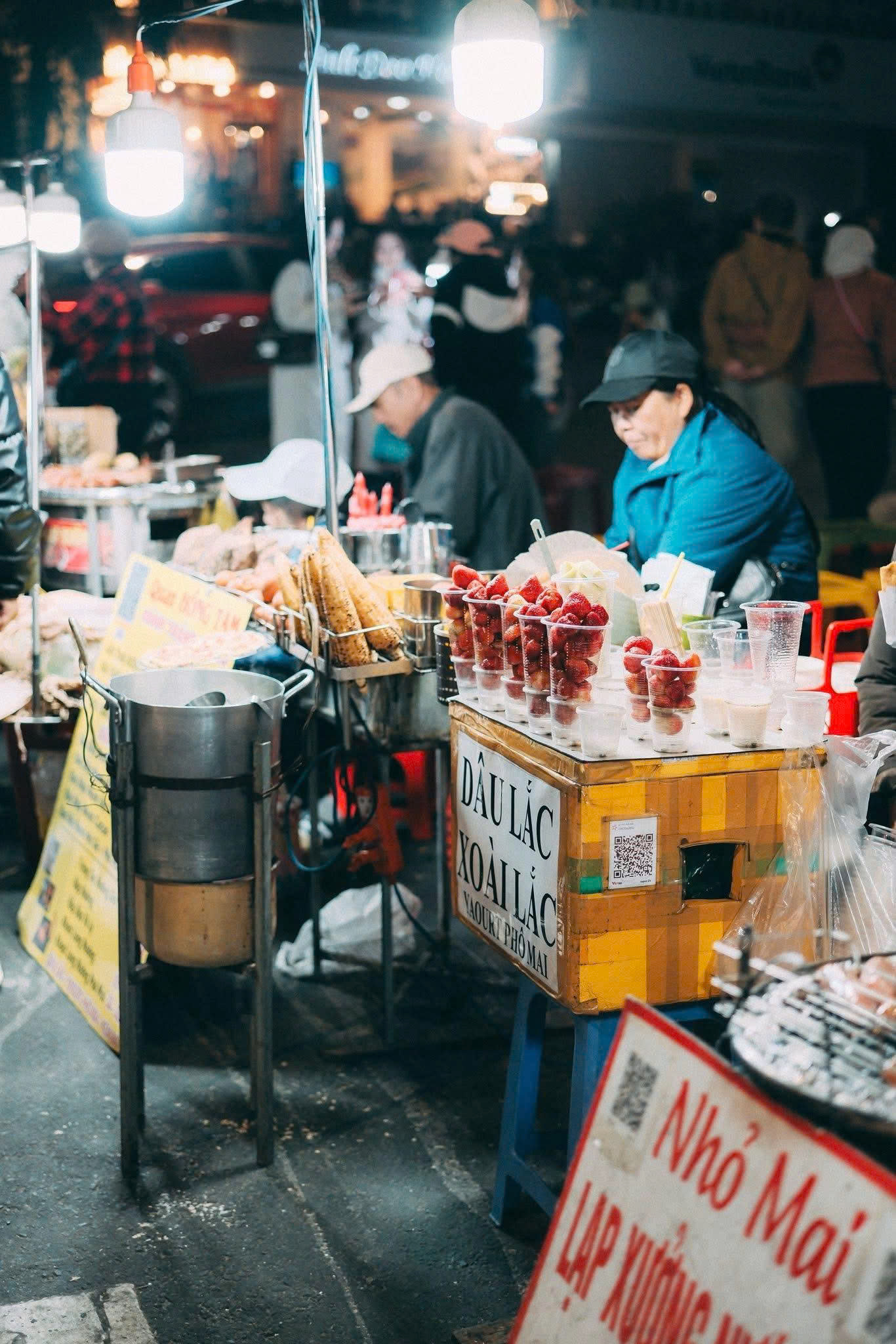 trải nghiệm ẩm thực chợ đêm đà lạt